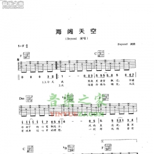 Beyond《海阔天空》吉他谱