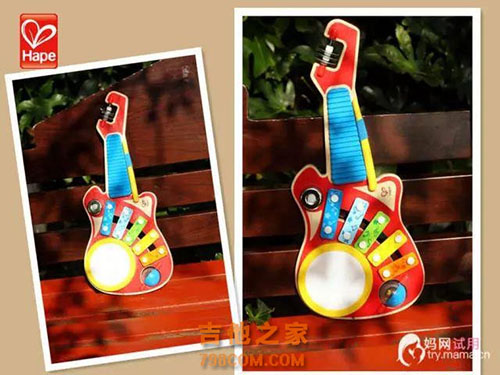 试玩｜Hape六合一酷炫吉他，给宝宝多彩的音乐启蒙