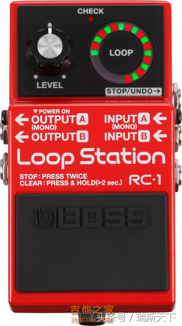 BOSS RC1循环录音LOOP吉他单块效果器