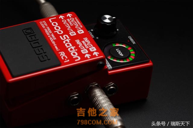 BOSS RC1循环录音LOOP吉他单块效果器