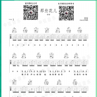 [那些花儿吉他谱]那些花儿吉他谱G调 朴树 中弦音乐