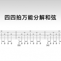 蓝莓吉他零基础教学06《分解和弦练习要求》