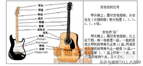 吉他基础教程入门知识，图文并茂简单易学