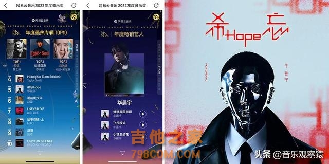 6位歌手霸榜“网易云年度音乐奖”，最后一位低调但实至名归