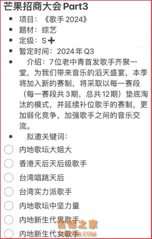 《我是歌手2024》确定重启！拟邀7位顶尖歌手，这季堪称神仙打架