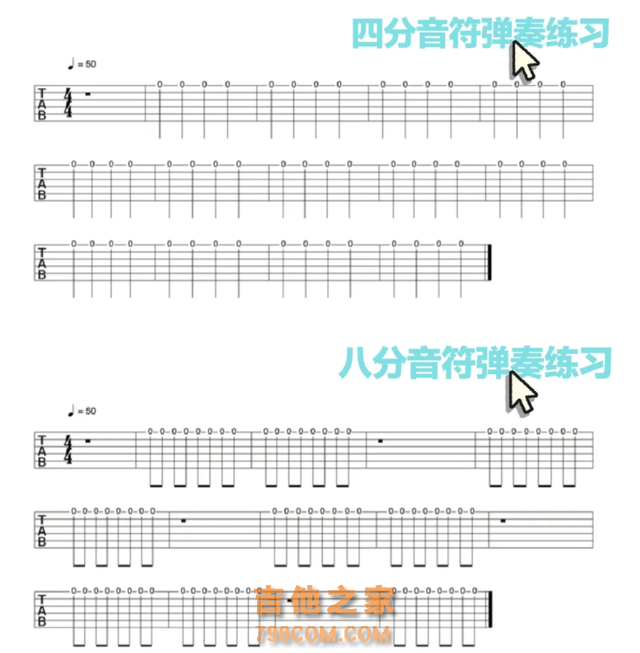 新手自学吉他!看这篇就够！吉他新手!常用音符!节奏整理来啦