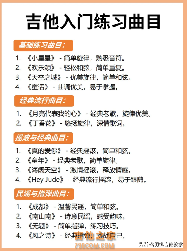 千万别什么都不会就自学吉他！新手必存！满满的干货分享