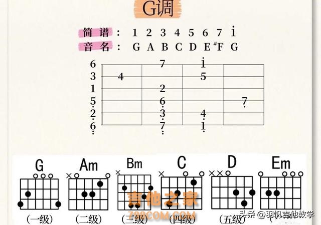 吉他教学：认识吉他,吉他零基础入门教学