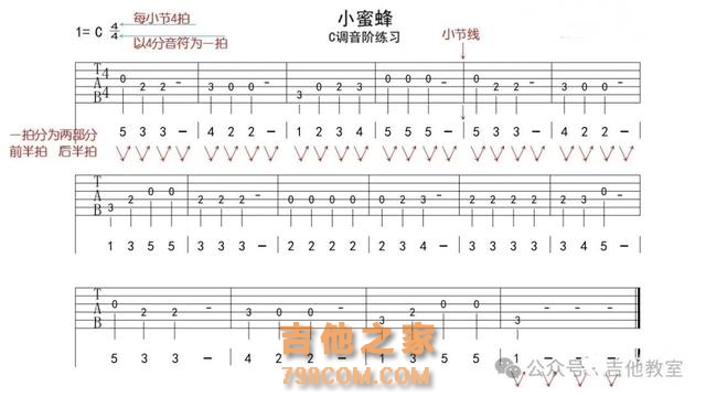 吉他初学者必练的15首单音练习曲目（附吉他谱），你练过几首？