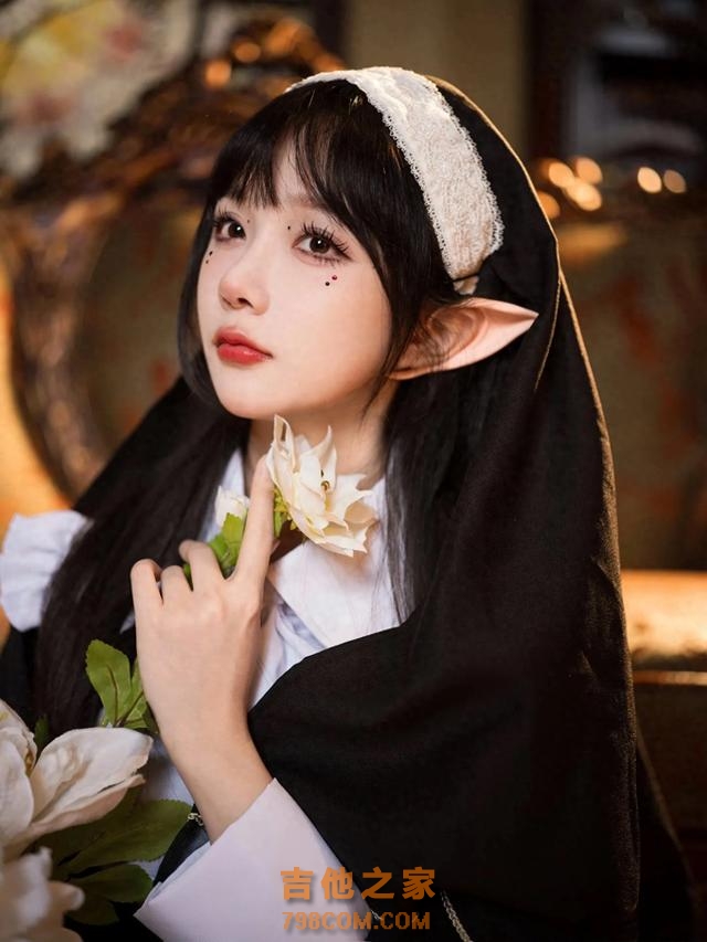 二次元cosplay,超清晰唯美修士美女图！