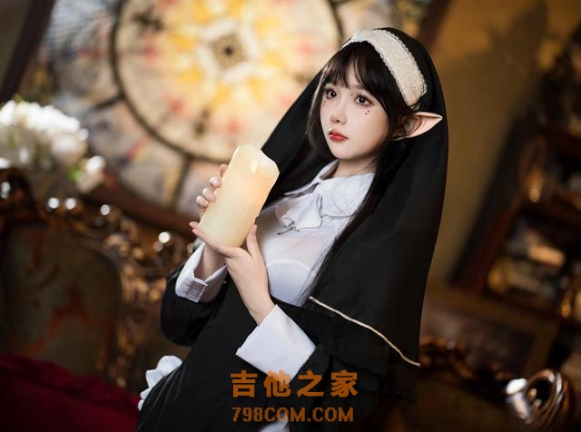 二次元cosplay,超清晰唯美修士美女图！