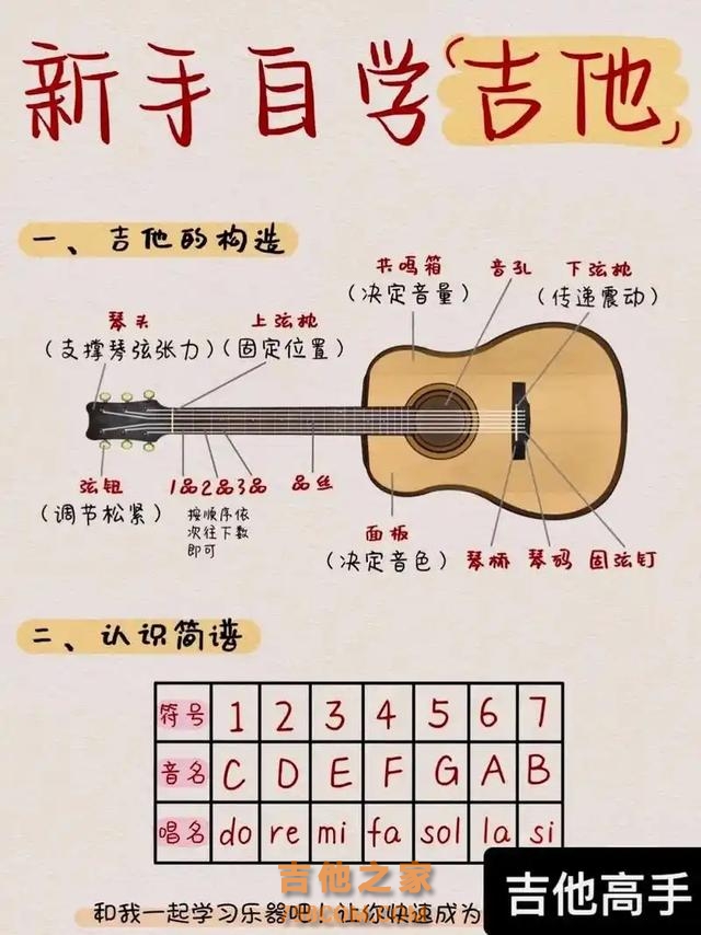 新手学吉他不知道练什么，就练这5大内容 #吉他 #初学者 #自学吉他