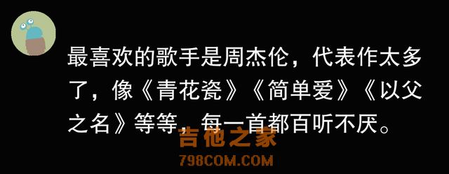 分享你最喜欢的歌手以及其代表作