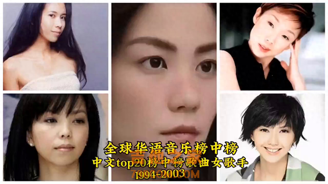 全球华语音乐榜中榜top20歌曲女歌手